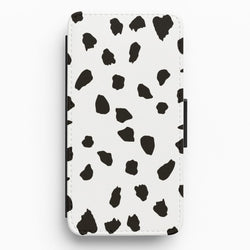 Dalmatian - Dog Pattern Flip / Wallet Phone Case