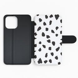 Dalmatian - Dog Pattern Flip Phone Case