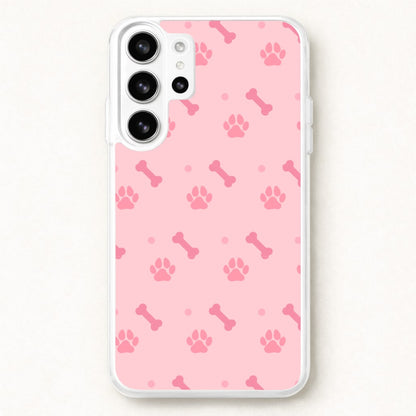 Dog And Paw - Dog Pattern Phone Case for Galaxy S26 Ultra