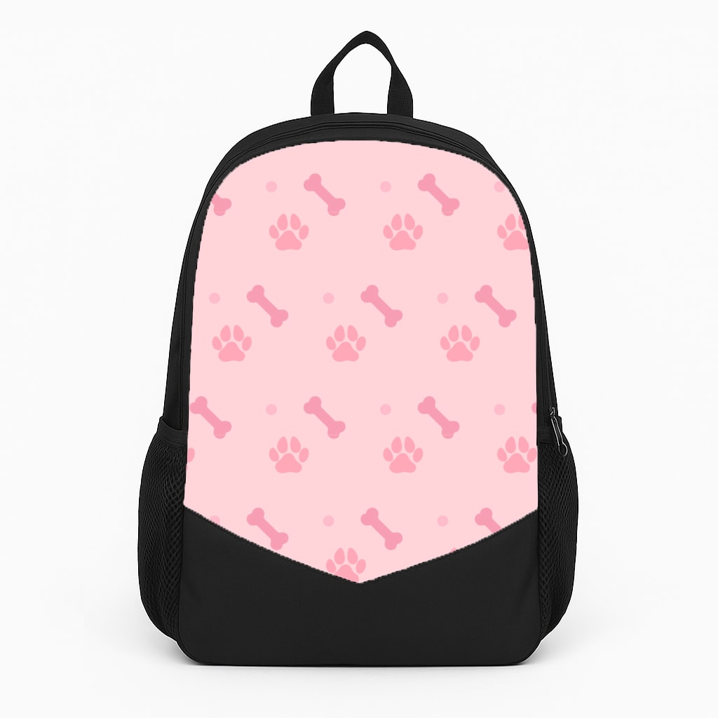 Dog And Paw - Dog Pattern Backpack