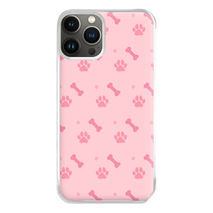 Dog And Paw - Dog Pattern Phone Case for iPhone 13 Pro Max