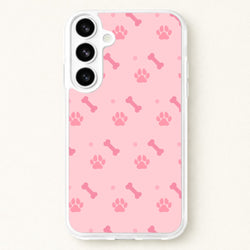Dog And Paw - Dog Pattern Phone Case for Galaxy S26 Plus
