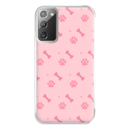 Dog And Paw - Dog Pattern Phone Case for Galaxy Note 20 Ultra