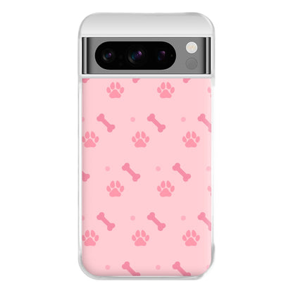 Dog And Paw - Dog Pattern Phone Case for Google Pixel 8 Pro