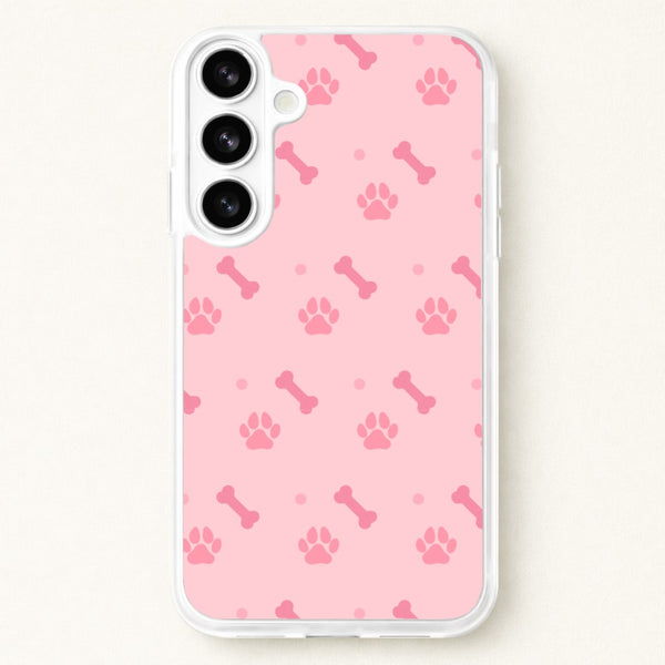 Dog And Paw - Dog Pattern Phone Case for Galaxy S26