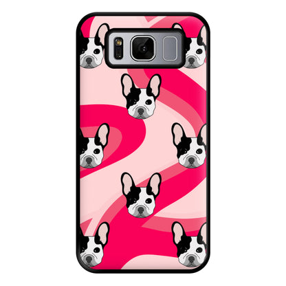 Abstact Frenchie - Dog Pattern Phone Case for Galaxy S8 Plus