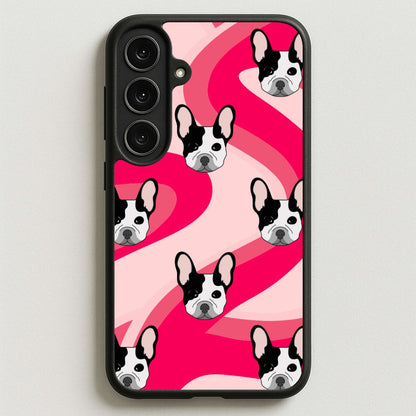 Abstact Frenchie - Dog Pattern Phone Case for Galaxy S25FE