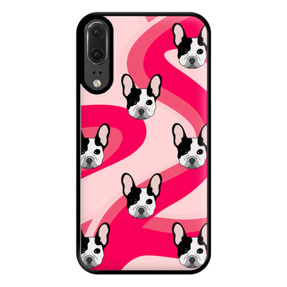 Abstact Frenchie - Dog Pattern Phone Case for Huawei P20