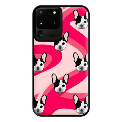 Abstact Frenchie - Dog Pattern Phone Case for Galaxy S20 Ultra