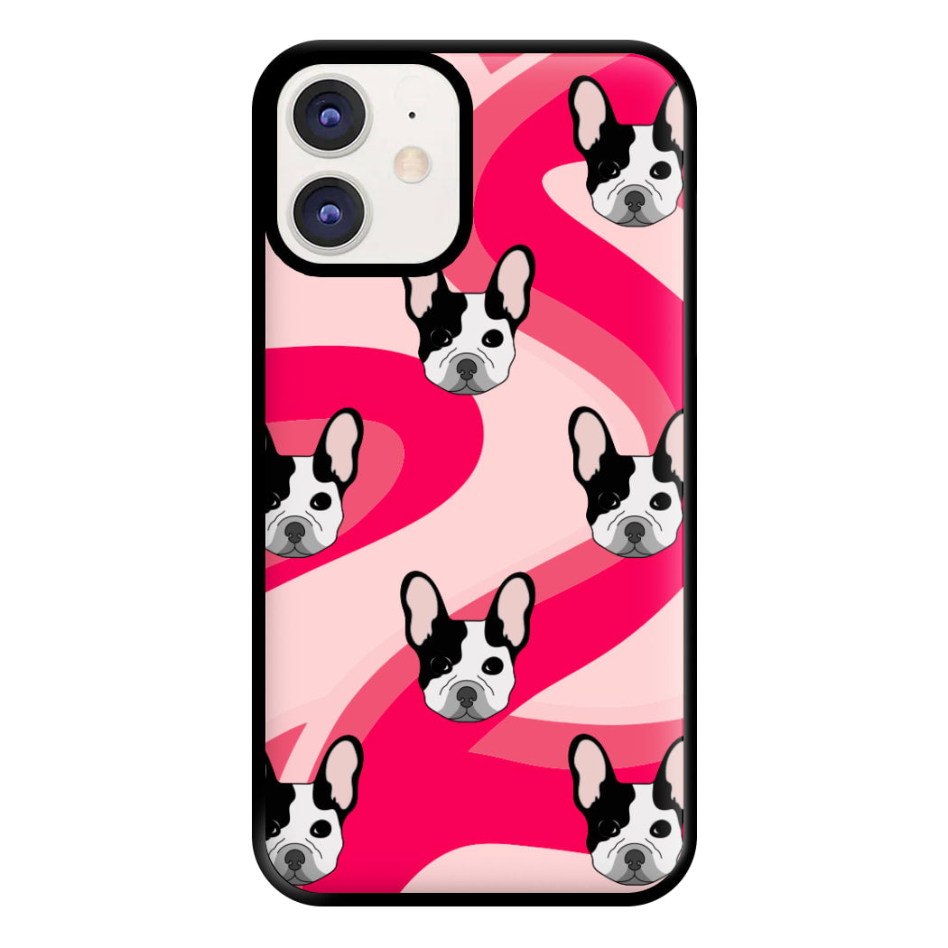 Abstact Frenchie - Dog Pattern Phone Case for iPhone 11