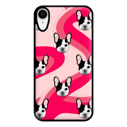 Abstact Frenchie - Dog Pattern Phone Case for iPhone XR