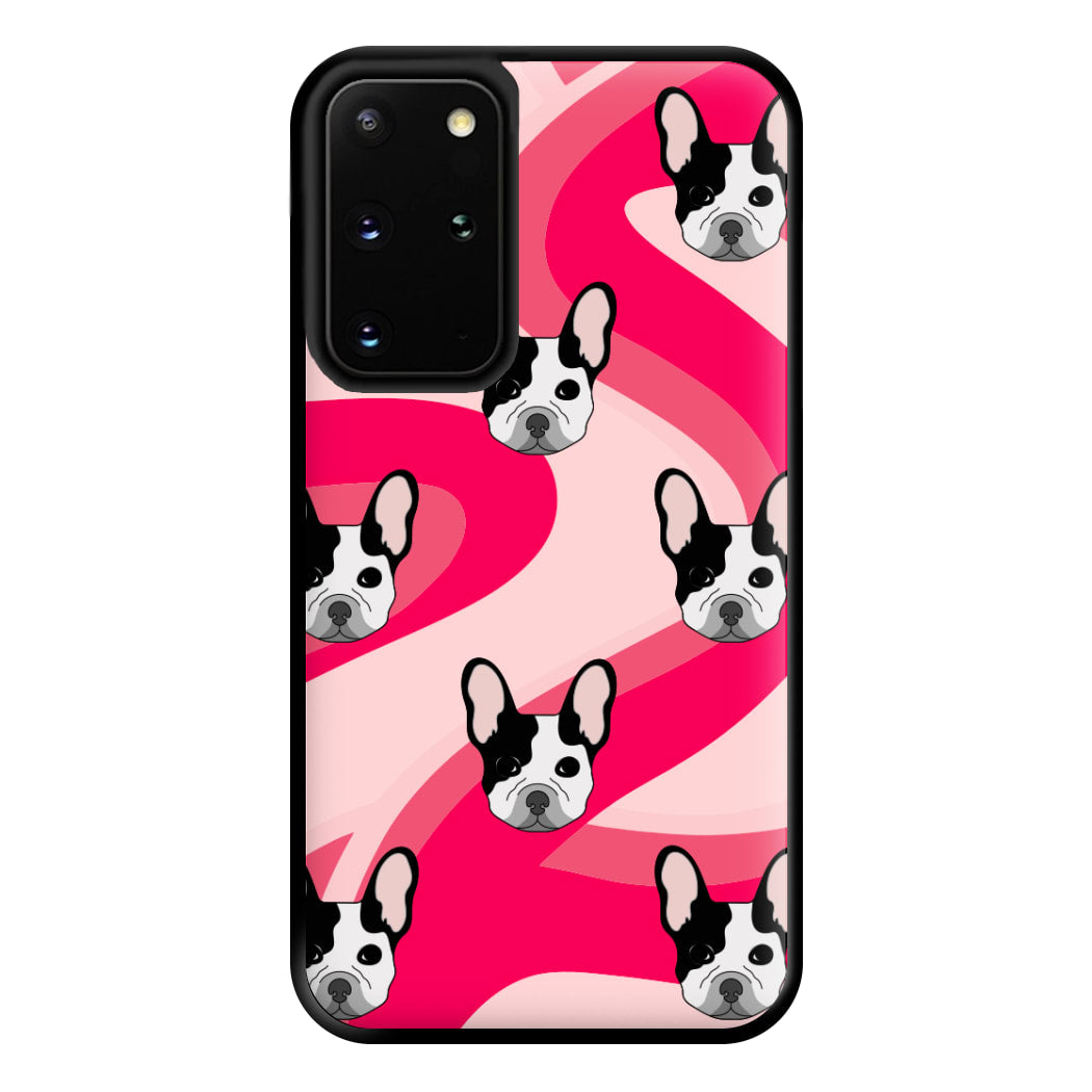 Abstact Frenchie - Dog Pattern Phone Case for Galaxy S20 Plus