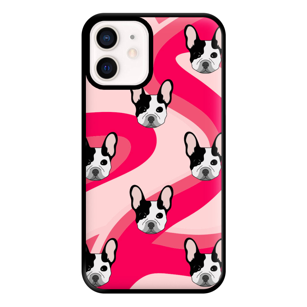 Abstact Frenchie - Dog Pattern Phone Case for iPhone 12 Mini