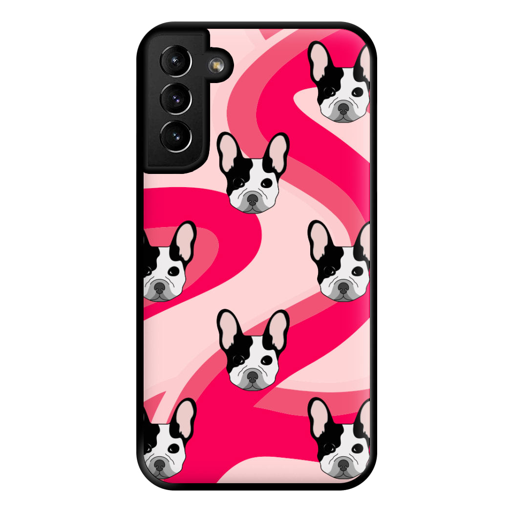 Abstact Frenchie - Dog Pattern Phone Case for Galaxy S21 Plus