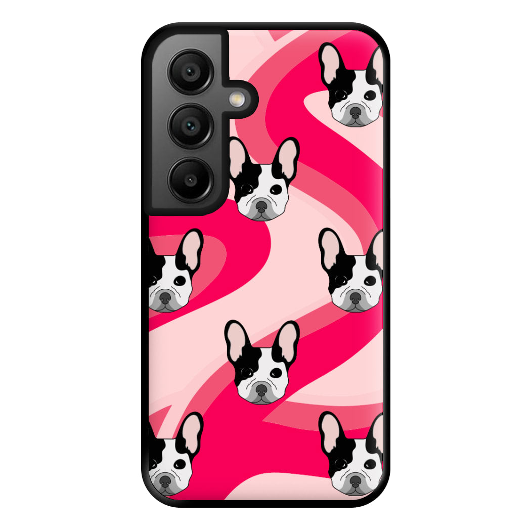 Abstact Frenchie - Dog Pattern Phone Case for Google Pixel 8