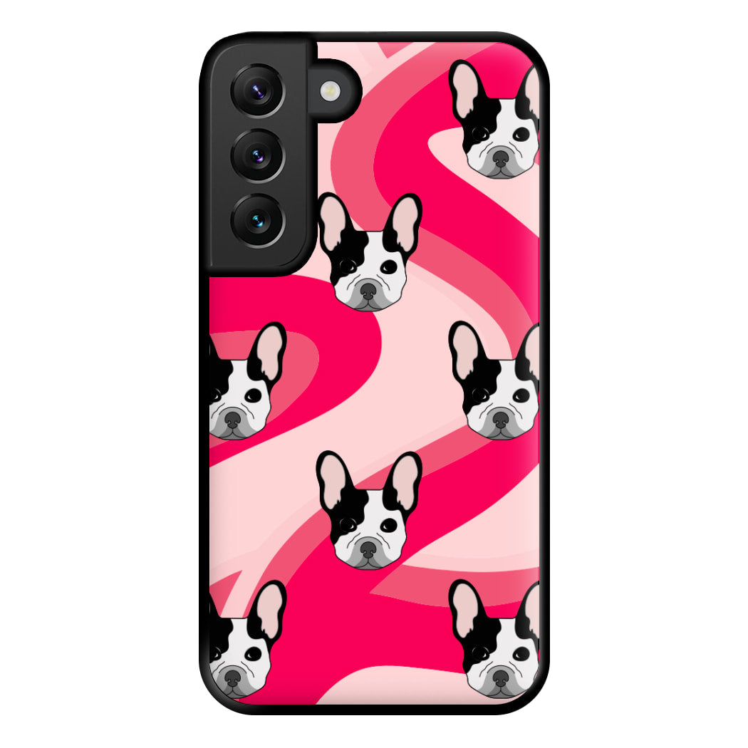 Abstact Frenchie - Dog Pattern Phone Case for Galaxy S22 Plus