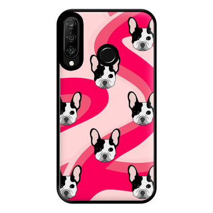 Abstact Frenchie - Dog Pattern Phone Case for Huawei P30 Lite