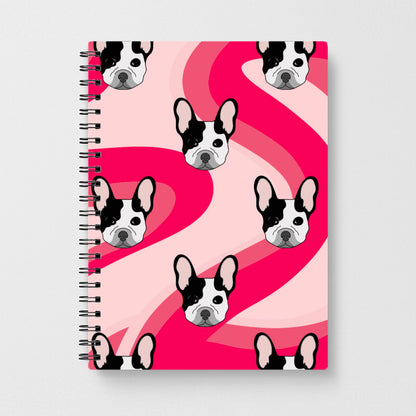 Abstact Frenchie - Dog Pattern Notebook