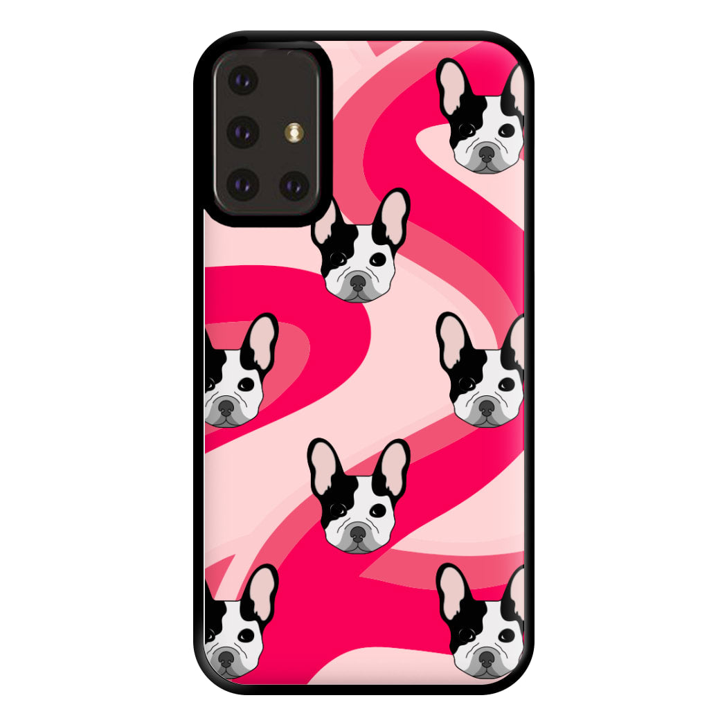 Abstact Frenchie - Dog Pattern Phone Case for Galaxy A71