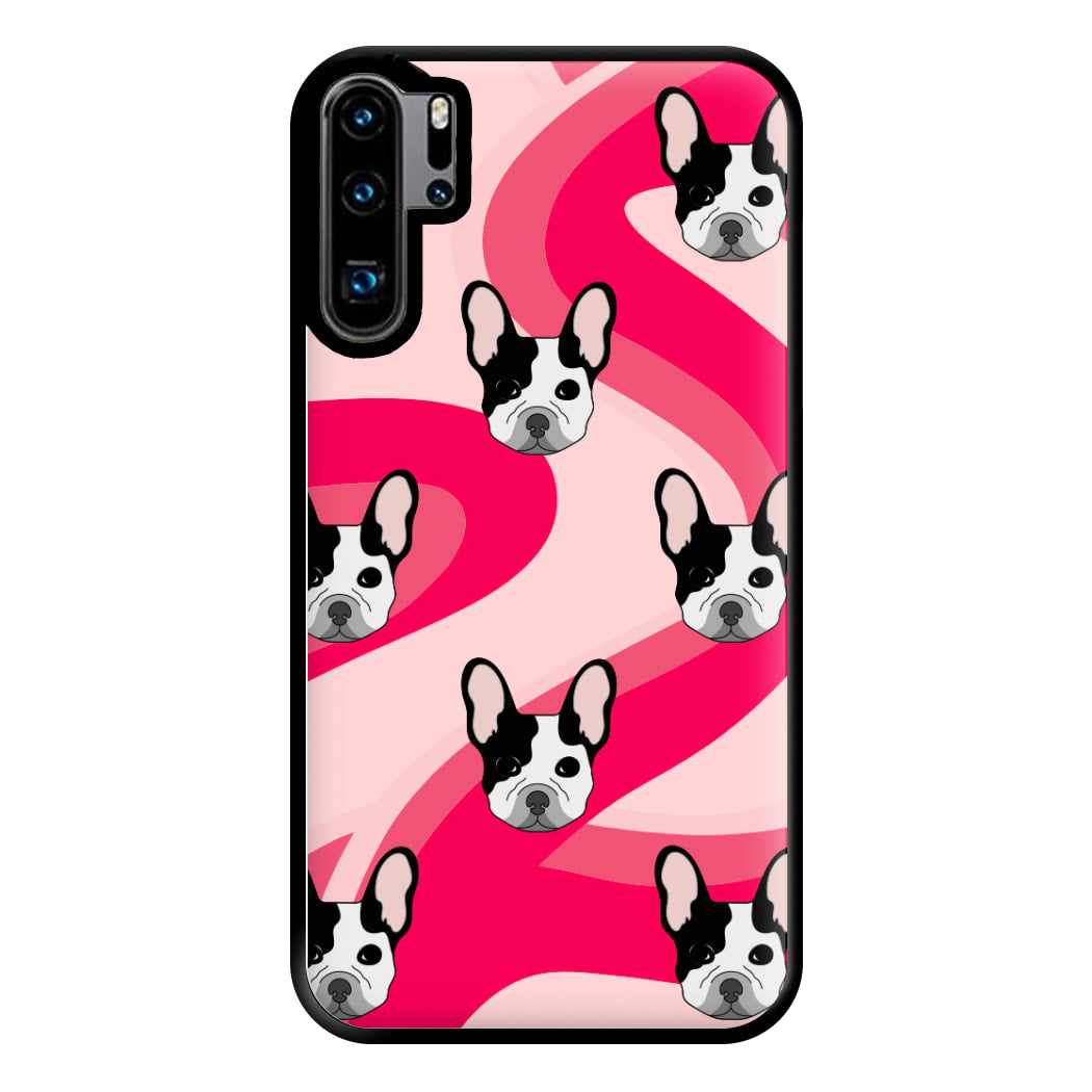 Abstact Frenchie - Dog Pattern Phone Case for Huawei P30 Pro