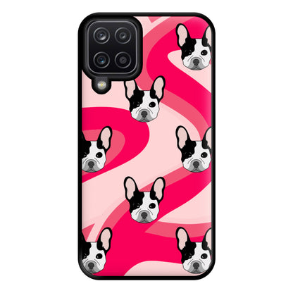 Abstact Frenchie - Dog Pattern Phone Case for Galaxy A12