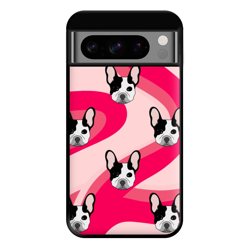 Abstact Frenchie - Dog Pattern Phone Case for Google Pixel 8 Pro