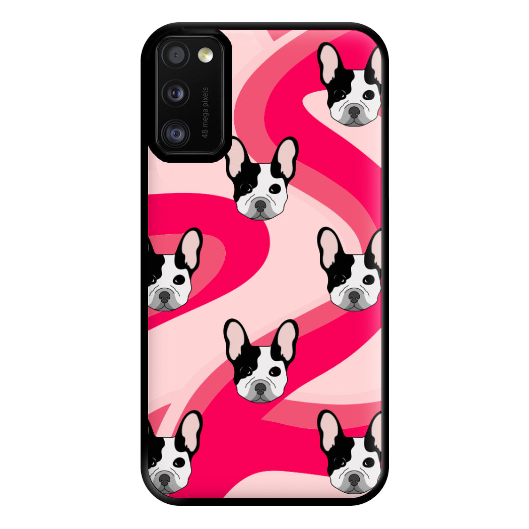 Abstact Frenchie - Dog Pattern Phone Case for Galaxy A41