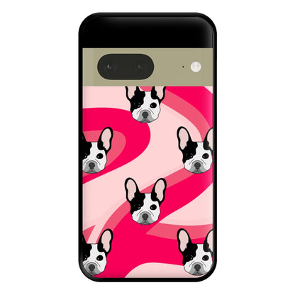 Abstact Frenchie - Dog Pattern Phone Case for Google Pixel 7a