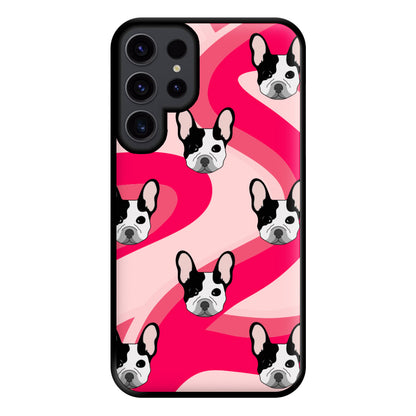 Abstact Frenchie - Dog Pattern Phone Case for Galaxy S23 Ultra