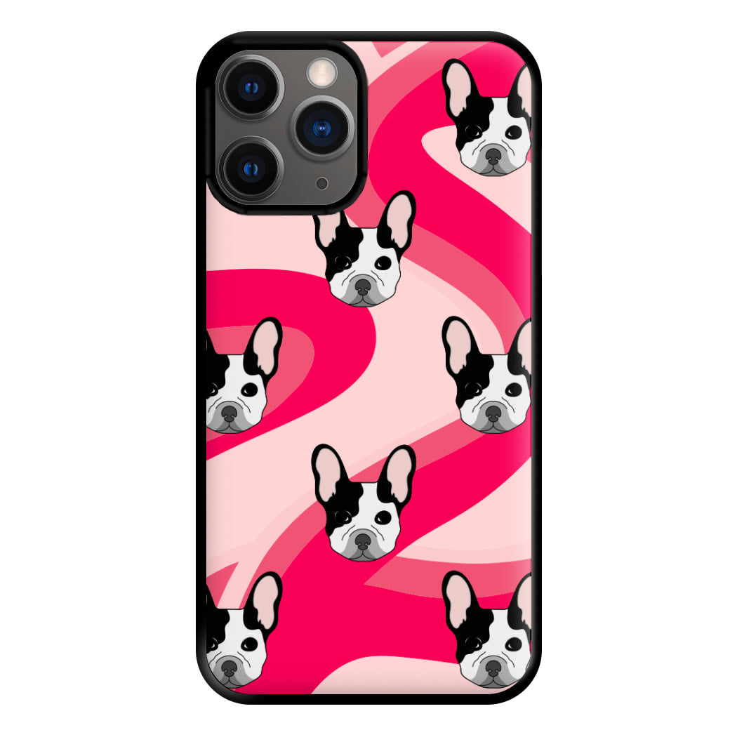 Abstact Frenchie - Dog Pattern Phone Case for iPhone 12 Pro Max