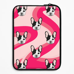 Abstact Frenchie - Dog Pattern Universal Laptop Sleeve