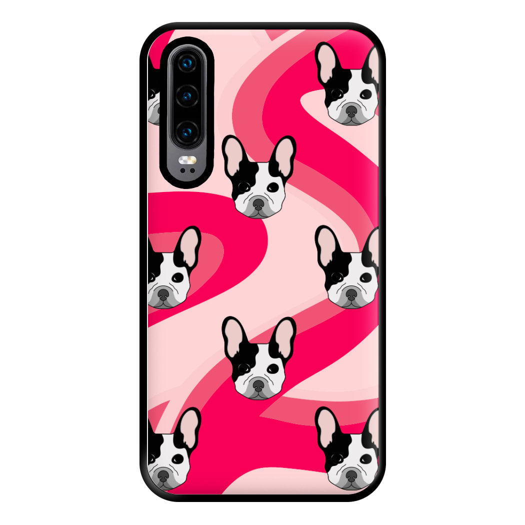 Abstact Frenchie - Dog Pattern Phone Case for Huawei P30