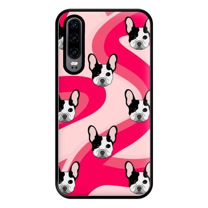 Abstact Frenchie - Dog Pattern Phone Case for Huawei P30