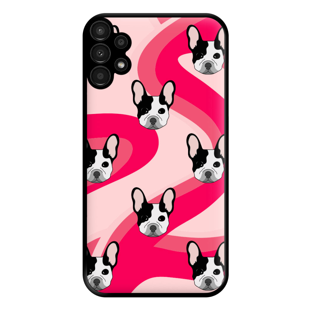 Abstact Frenchie - Dog Pattern Phone Case for Galaxy A13