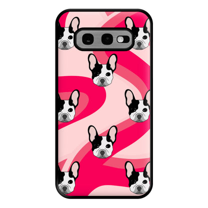 Abstact Frenchie - Dog Pattern Phone Case for Galaxy S10e