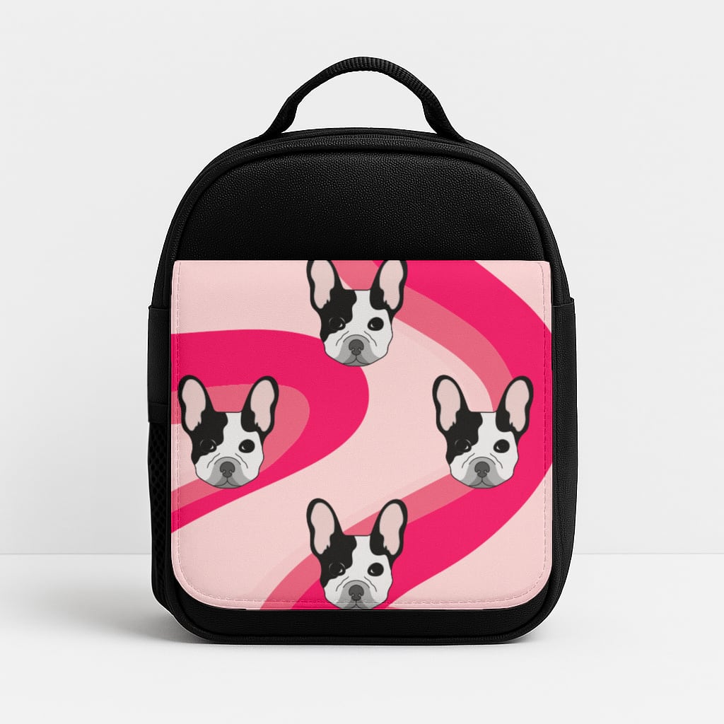 Abstact Frenchie - Dog Pattern Insulated Lunchbox