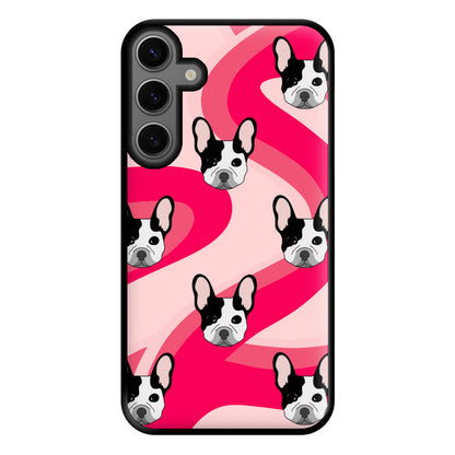 Abstact Frenchie - Dog Pattern Phone Case for Galaxy S23FE