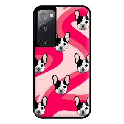 Abstact Frenchie - Dog Pattern Phone Case for Galaxy S20FE