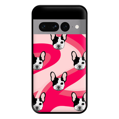 Abstact Frenchie - Dog Pattern Phone Case for Google Pixel 7 Pro