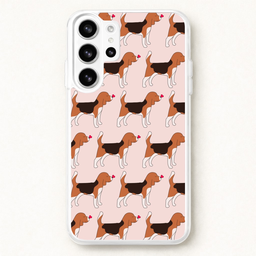 Love Beagle - Dog Pattern Phone Case for Galaxy S26 Ultra