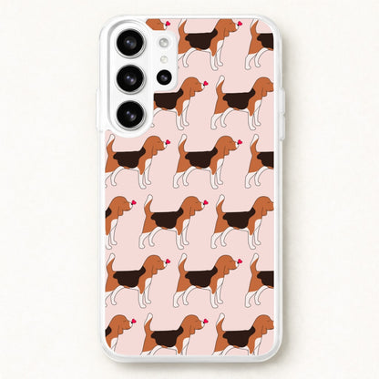 Love Beagle - Dog Pattern Phone Case for Galaxy S26 Ultra
