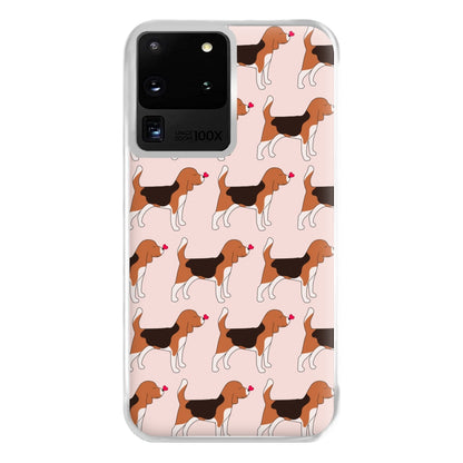 Love Beagle - Dog Pattern Phone Case for Galaxy S20 Ultra