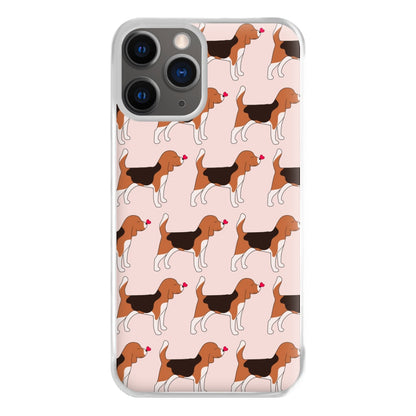 Love Beagle - Dog Pattern Phone Case for iPhone 12 Pro Max