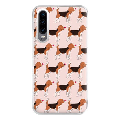 Love Beagle - Dog Pattern Phone Case for Huawei P30