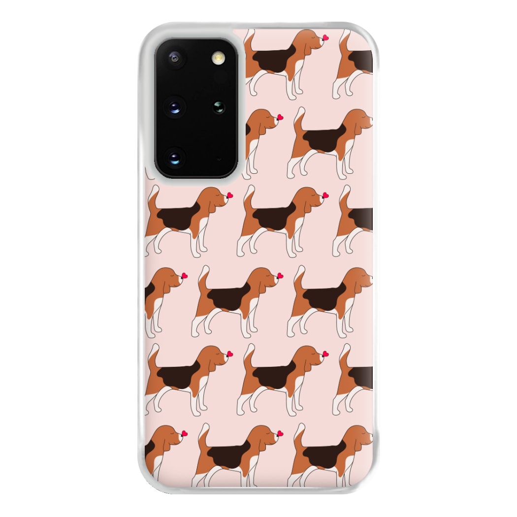 Love Beagle - Dog Pattern Phone Case for Galaxy S20 Plus