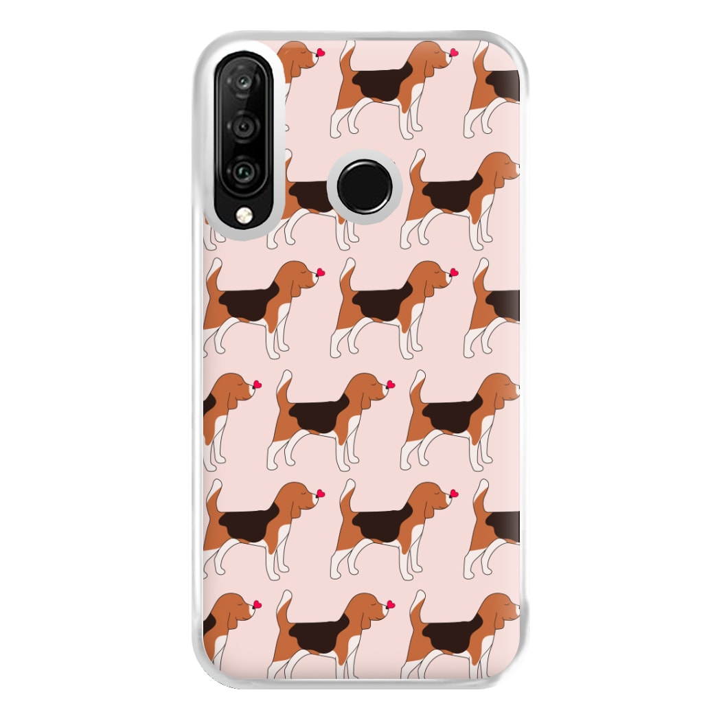 Love Beagle - Dog Pattern Phone Case for Huawei P30 Lite