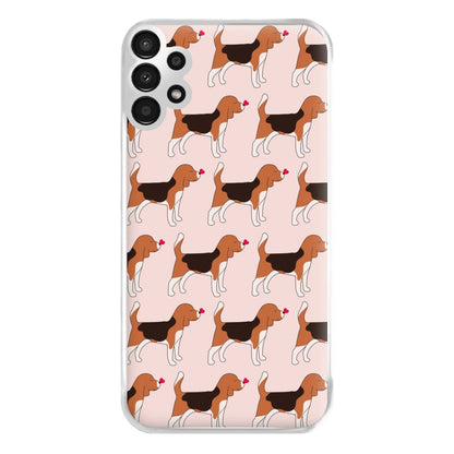 Love Beagle - Dog Pattern Phone Case for Galaxy A13