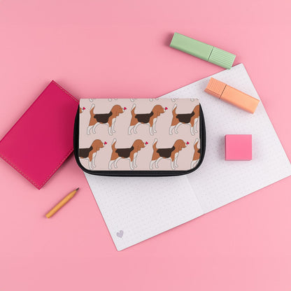 Love Beagle - Dog Pattern Pencil Case