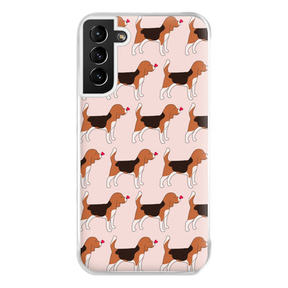 Love Beagle - Dog Pattern Phone Case for Galaxy S21 Plus