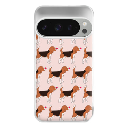 Love Beagle - Dog Pattern Phone Case for Google Pixel 9 Pro XL